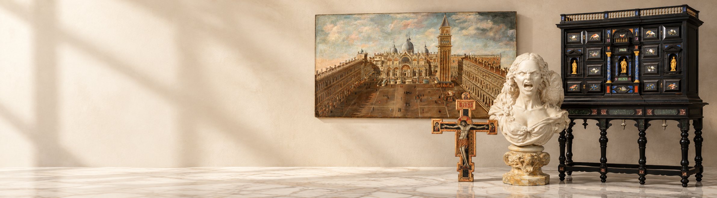 Antiquariato e pittura sec. XIX